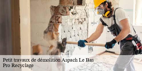 Petit travaux de démolition  aspach-le-bas-68700 Pro Recyclage 