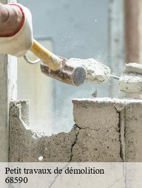 Petit travaux de démolition saint-hippolyte-68590 Pro Recyclage