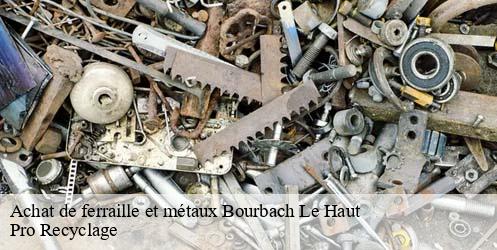 Achat de ferraille et métaux  bourbach-le-haut-68290 Pro Recyclage 